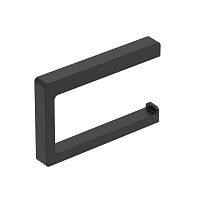 Wall-mounted toilet roll holder MAXIMAstainless steelblackcommercial