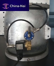 Radial diaphragm valve manualhydraulicfor control
