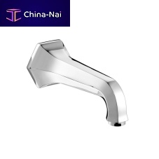 Bathtub mixer tap 13 801 583wall-mountedchromed metalnickel