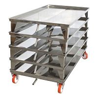 Cheese trolley storagehandlingstainless steel