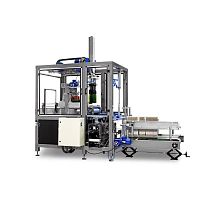 Horizontal case packer automaticbottle