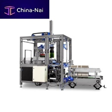Horizontal case packer automaticbottle
