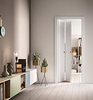 Interior door INDUEwoodenfoldingwithout glazing