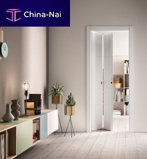 Interior door INDUEwoodenfoldingwithout glazing