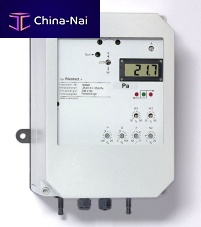 Differential pressure gauge Rixotact_4with LCD displaywall-mountedplastic