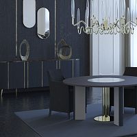 Contemporary dining chair indoorfabricupholstered