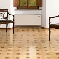Engineered parquet floor FLOOR PATTERNSoiledgluedtile