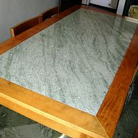 Contemporary table VERDE SPLUGAstonerectangular