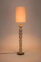 Floor-standing lamp Brew linenwalnutceramic