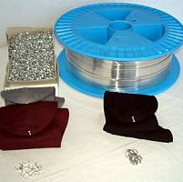 Aluminum clip equipotential bonding
