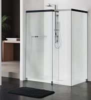 Walk-in shower LIBERO 5000: FQW2 L , FQS Lglassrectangular