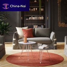 Contemporary sofa Botton Upfabricgrayblack