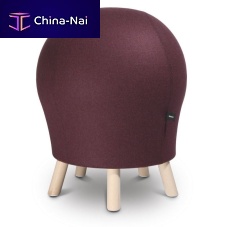 Contemporary stool 5 ALPINEfabricwooden basefor office