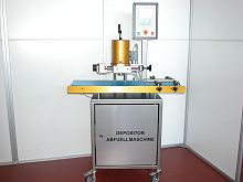 Semi-automatic filler depositor D03containerfor small chocolate productsvolumetric