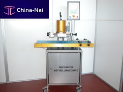 Semi-automatic filler depositor D03containerfor small chocolate productsvolumetric
