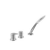 Double-handle bathtub mixer tap 20.327.730.000deck mountedchromed metalbathroom