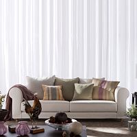Traditional sofa CAMBRIDGEfabricleatherbeige