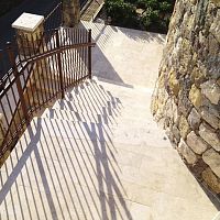 Travertine step non-slipprefabcustom