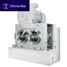 Compact palletizer Bepex Gear Pelletiserhandlingfor the pharmaceutical industry