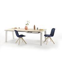 Contemporary dining table DRAWERwoodenrectangularhome