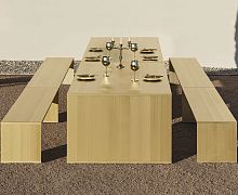 Contemporary bench GB Modularanodized aluminumwithout backrestwithout armrests