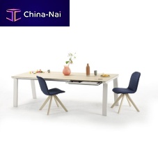 Contemporary dining table DRAWERwoodenrectangularhome