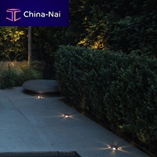 Stainless steel spotlight STARrecessed wallrecessed floorLED