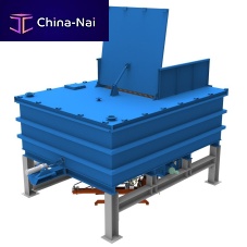 Receiving hopper for sewage sludgefor sludge pumps