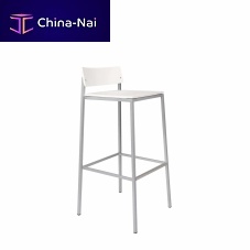 Contemporary bar stool UNITmolded plywoodsteel basestainless steel base