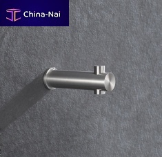 Contemporary coat hook H20-80brushed stainless steelpolished stainless steelindividual