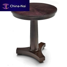 Traditional pedestal table T-381beechwalnutbeech base