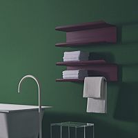 Electric towel heater/radiator JJ0...500 wcontemporaryaluminum