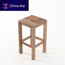Contemporary bar stool HOS-OR06teakhardwoodhardwood base