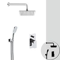 Wall-mounted shower set AMBITION AI615ZL7720built-incontemporaryfor hotel