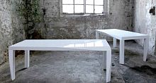 Contemporary table SOLITARIOwoodenrectangular