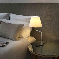 Bedside table lamp ETERNAmetalminimalist designcorded