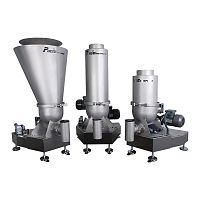 Gravimetric dosing feeder worm screwvibratingvertical