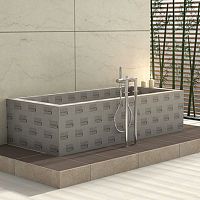 Free-standing bathtub RELAX-BWprofessionalcontemporarywith headrest