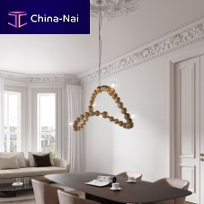 Contemporary chandelier BELLAgold5 light4 light