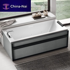 Square bathtub STYLEfree-standingfor homescontemporary