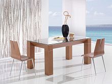 Contemporary dining table ADRAglassrectangularhome