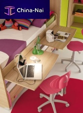 Contemporary desk READY FOR ANYTHINGwoodenwith trundle bedchild's