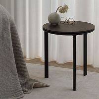 Contemporary side table VIPP421oakaluminumporcelain stoneware