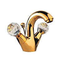 Double-handle washbasin mixer tap RENDEZVOUS: CTL-CHR-8169Bcountertopmetalbathroom