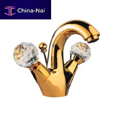 Double-handle washbasin mixer tap RENDEZVOUS: CTL-CHR-8169Bcountertopmetalbathroom