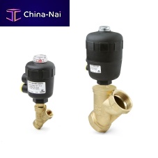 Piston valve ASP seriespneumatically-operatedfor controlfor hot water