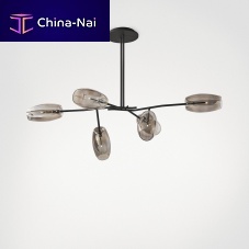 Pendant lamp DIANTHAmetalblown glasscontemporary