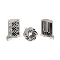3D-printed heat exchanger stainless steeltitaniumfor heat treatment