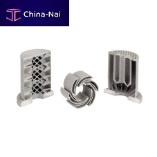 3D-printed heat exchanger stainless steeltitaniumfor heat treatment