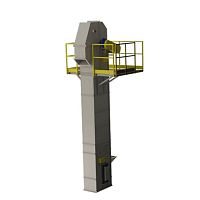 Bucket elevator for heavy-duty applications ET seriesfor powders
